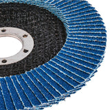RAIDER Disc lamelar zirconiu 125mm G-40 Granule abrazive de zirconiu care oferă durabilitate Granulație G-40 Construcția lamelară permite o răcire mai bună în t Raider - scule electrice si unelte profesionale - BricoMart