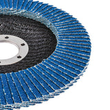 RAIDER Disc lamelar zirconiu 125mm G-80 Granule abrazive de zirconiu care oferă durabilitate Granulație G-80 Construcția lamelară permite o răcire mai bună în t Raider - scule electrice si unelte profesionale - BricoMart