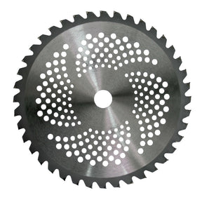 RAIDER Disc pentru motocoasa 40 TCT ø255x25.4 mm Potrivit pentru trimere cu motor termic Numar de dinti din carburi: : 40 Raider - scule electrice si unelte profesionale - BricoMart