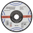 RAIDER Disc pentru taiat metal 150х3.2х22.2mm Disc pentru taierea metalelor Viteza periferica maxima: 80 m / s Raider - scule electrice si unelte profesionale - BricoMart