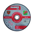 RAIDER Disc pentru taiat piatra 125х3х22.2mm RDP Disc pentru nemetale Potrivit pentru taierea pietrei Viteza periferica maxima: 80 m / s Raider - scule electrice si unelte profesionale - BricoMart