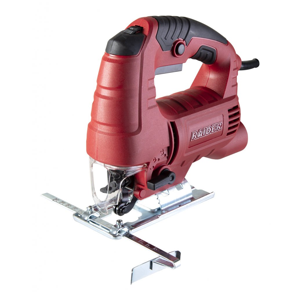 RAIDER Fierastrau pendular 650W 65mm viteza variabila RD - JS32 Adaptor colector praf Viteza ajustabila Unghi de reglaj - 45° +45° Functie pendulare cu 4 trepte Raider - scule electrice si unelte profesionale - BricoMart