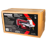 RAIDER Fierastrau pendular de banc 120W LED RD - SS16 Posibilitatea de taiere la unghi Ma sina foarte precisa cu motor siurant Iluminare cu LED pe suprafața de lucru Sistem p Raider - scule electrice si unelte profesionale - BricoMart