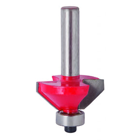 RAIDER Freza profilata 45° B12.7mm shank ø8mm Coada cilindrica Pentru lemn natur Cu rulment de ghidaj Raider - scule electrice si unelte profesionale - BricoMart