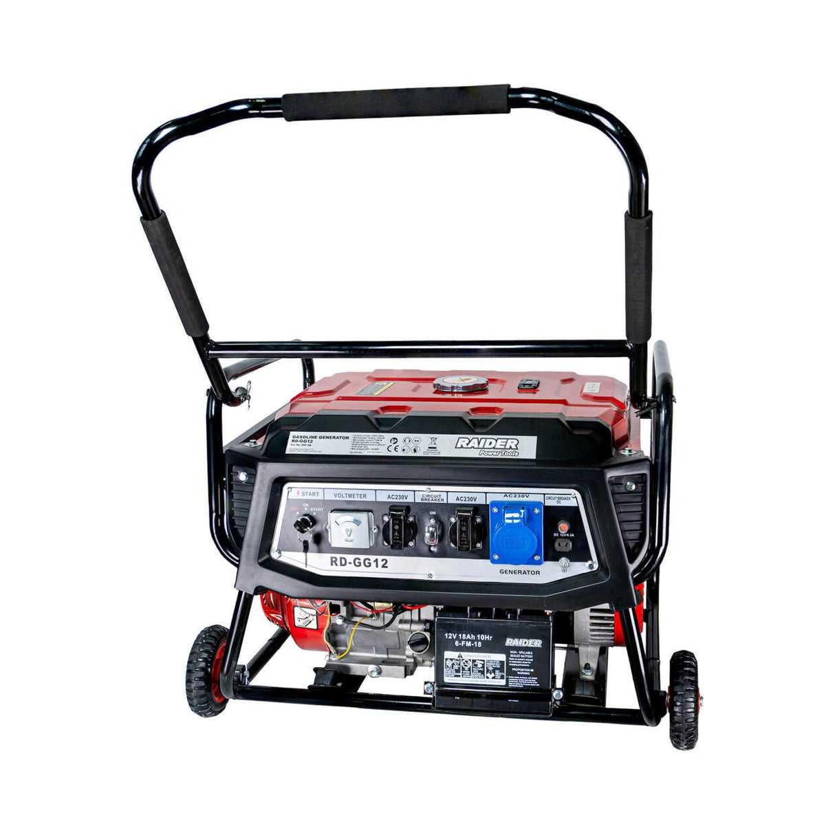 RAIDER Generator pe benzina 4 timpi 7.5kW pornire electrica RD - GG12 Raider - scule electrice si unelte profesionale - BricoMart