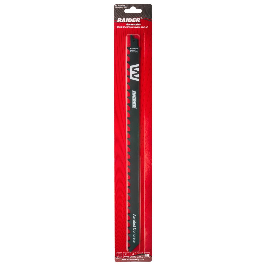 RAIDER Lama fierastrau sabie AC 400mm 12,7mm 2TPI RD - ACS2041HM Raider - scule electrice si unelte profesionale - BricoMart