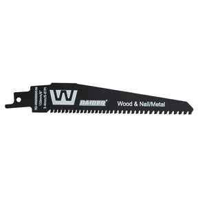 RAIDER Lama fierastrau sabie W&N 150mm 3-4mm 6-8TPI RD-WMS956XHM Cuțitul W&M RD-WMS956XHM este proiectat pentru tăierea eficientă a metalului și lemnului Cu o lungime de 150 mm, asigură Raider - scule electrice si unelte profesionale - BricoMart