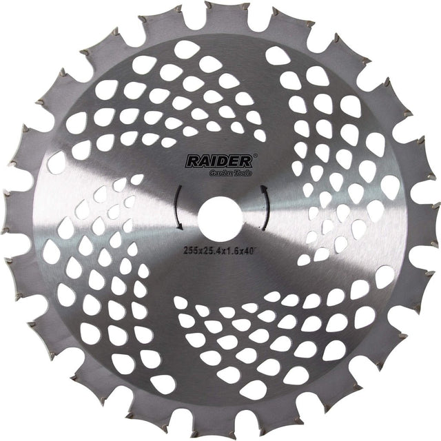 RAIDER Lama pentru motocoasa, dubla 40 TCT Ø255x25.4 mm Raider - scule electrice si unelte profesionale - BricoMart