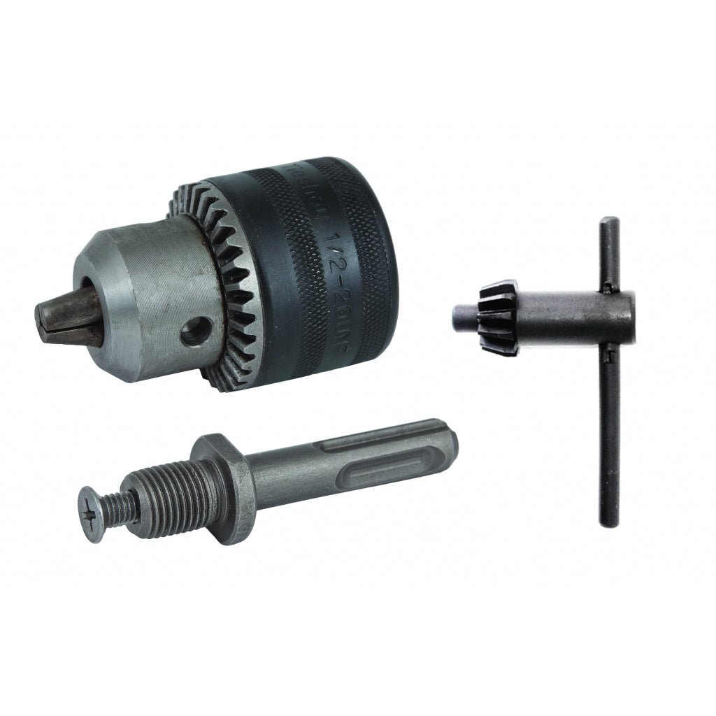 RAIDER Mandrina cu cheie 1/2" 13mm SDS-plus Mandrina metalica Prindere maxim - 13 mm Adaptor SDS Plus inclus Raider - scule electrice si unelte profesionale - BricoMart