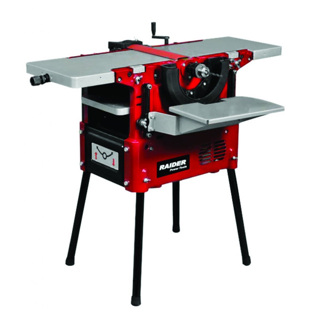 RAIDER Masina combinata pt tamplarie 2200W RD - CWM01 Motor electric asincron Ie sire pentru evacuarea prafului Functie de circular Functie de rindeluire - abricht Functie de g Raider - scule electrice si unelte profesionale - BricoMart