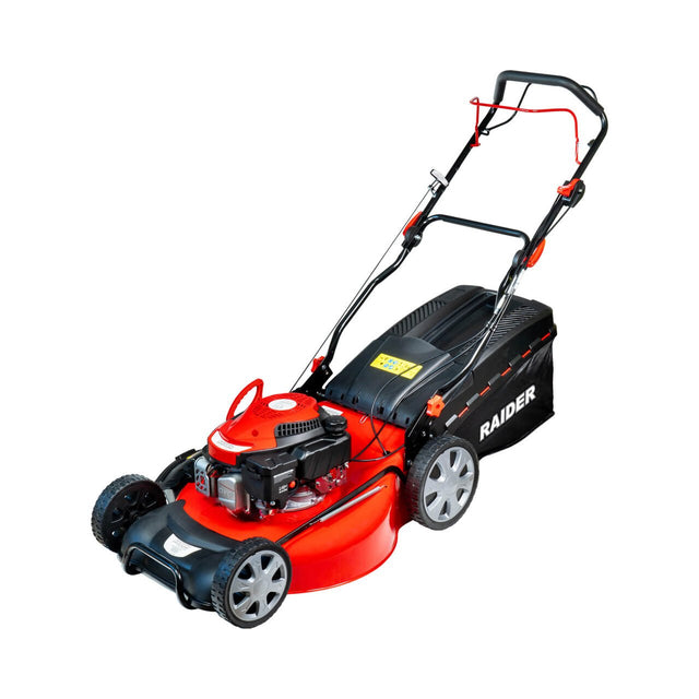 RAIDER Masina de tuns iarba autopropulsie 5cp 56cm 5in1 RD - GLM12 Recomandat pentru suprafete de peste 3000 m² in size Clapeta pentru evacuarea laterala Raider - scule electrice si unelte profesionale - BricoMart