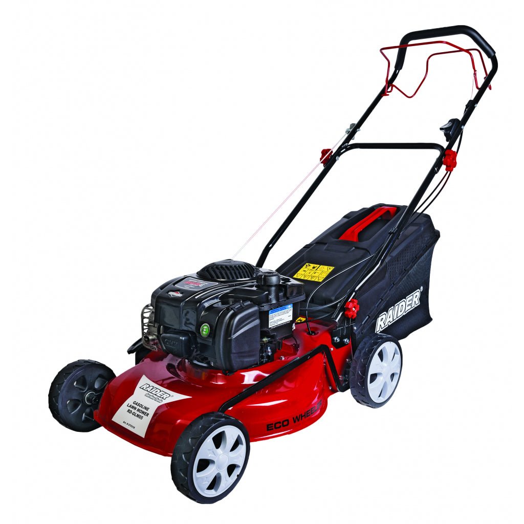 RAIDER Masina de tuns iarba B&Sautop.125cc 1.7kW 60L 4in1 RD - GLM05W Sa siu metalic Motor Briggs & Stratton Volum conteiner - 55 litri Ajustarea inaltimii de taiere dintr - un singur maner La Raider - scule electrice si unelte profesionale - BricoMart