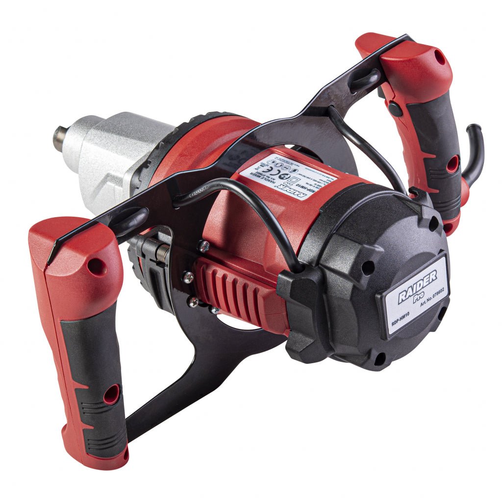 RAIDER Mixer electric 2 viteze 450 - 750min - 1 RDP - HM10 Motor puternic 2 viteze Viteza variabila Raider - scule electrice si unelte profesionale - BricoMart