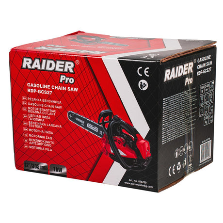 RAIDER Motofierastrau 305mm (12") 1kW 3/8"1.3mm 45 RDP - GCS27 Raider - scule electrice si unelte profesionale - BricoMart