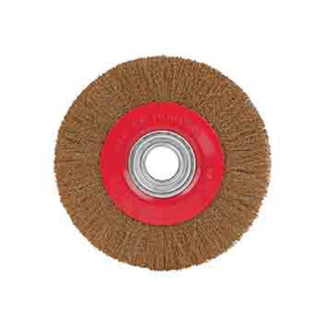 RAIDER Perie circulara din sarma otel acoperire alama 8/200mm Perie de sarma din otel cu acoperire de alama Raider - scule electrice si unelte profesionale - BricoMart