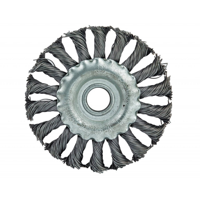RAIDER Perie circulara rotativa pentru polizor unghiular 100mm Otel carbon Raider - scule electrice si unelte profesionale - BricoMart