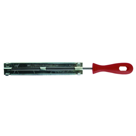 RAIDER Pila ø4.0mm cu ghidaj -kit pt ascutit land drujba 3/8" RD Potrivit pentru ascutirea lanturilor de fierastraie electrice Raider - scule electrice si unelte profesionale - BricoMart