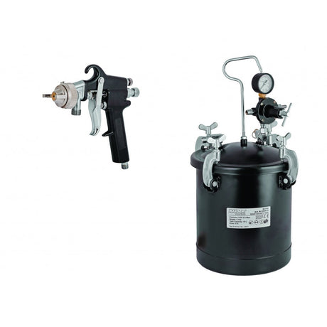 RAIDER Pistol ptr. vopsit cu rezervor 10L RD - PT02 Destinat aplicarii precise a vopselelor Transport usor Rezervor mare din metal Raider - scule electrice si unelte profesionale - BricoMart