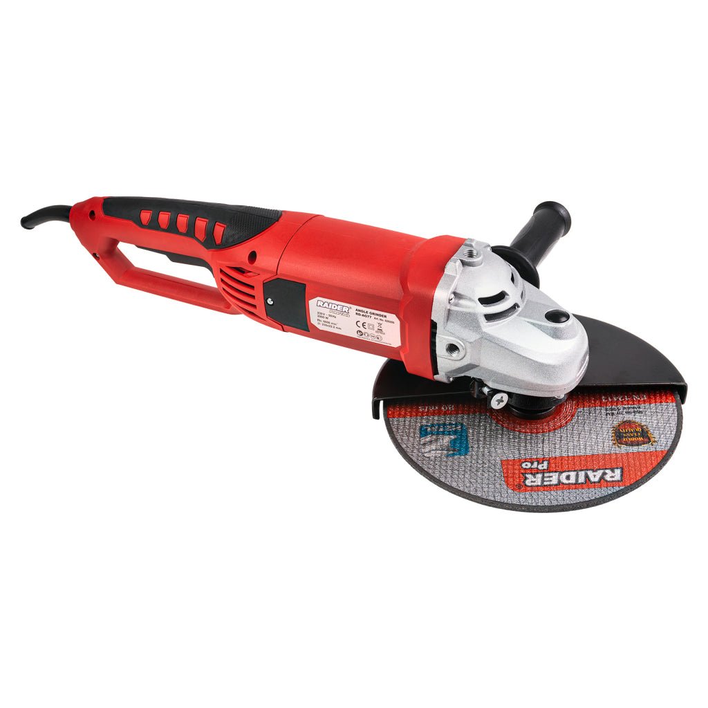 RAIDER Polizor unghiular 230mm 2000W soft start RD - AG77 Cu o putere de 2000 W, polizorul unghiular „”RD - AG77”” oferă suficientă putere pentru a efectua cu ușurință și rapid sar Raider - scule electrice si unelte profesionale - BricoMart