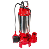 RAIDER Pompa submers. apa murdara 1100W2" 230L/min15m INOX RD - NWP88 Înălțime maximă de pompare: 15 metri – Pompa poate ridica apa până la 15 metri, fiind potrivită pentru drenarea gropilor Raider - scule electrice si unelte profesionale - BricoMart