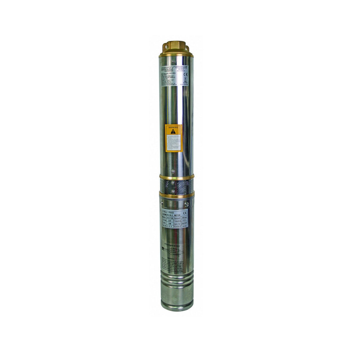 RAIDER Pompa submersibila apa curata 0.7KW 1.1/4" 65L/min RD - WP31 Stainless steel Panou de com sia Cablu special Raider - scule electrice si unelte profesionale - BricoMart