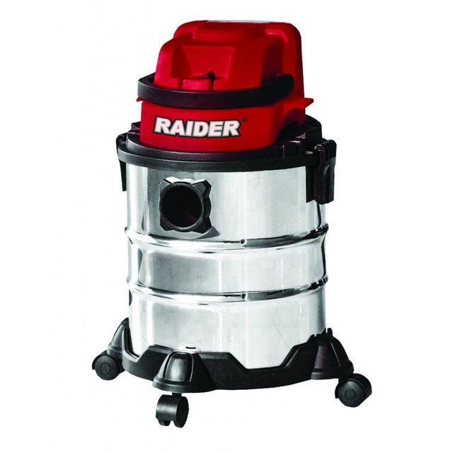 RAIDER R20 Aspirator umed/uscat 20V Li - ion 15L RDP - SDWC20 SOLO Construit pe roti Pentru suprafete uscate si umede Raider - scule electrice si unelte profesionale - BricoMart