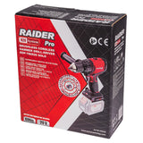 RAIDER R20 Bormasina cu percutie brushless 13mm60Nm Solo RDP - YBID20 Motorul fără perii oferă o eficiență mai mare, o durată de viață mai lungă a sculei și o uzură mai mică Dispune de o man Raider - scule electrice si unelte profesionale - BricoMart