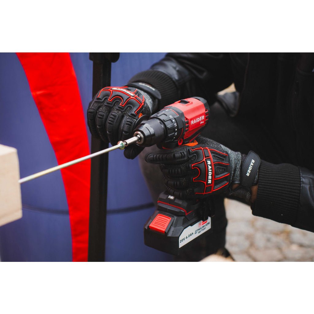 RAIDER R20 Bormasina cu percutie brushless 13mm60Nm Solo RDP - YBID20 Motorul fără perii oferă o eficiență mai mare, o durată de viață mai lungă a sculei și o uzură mai mică Dispune de o man Raider - scule electrice si unelte profesionale - BricoMart