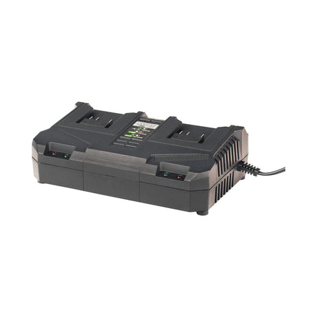 RAIDER R20 Incarcator dual 4A pentru RDP - R20 System Încărcătorul dublu „RDP - R20” poate încărca doi acumulatorii din seria R20 System în paralel Este compatibil cu toate bat Raider - scule electrice si unelte profesionale - BricoMart