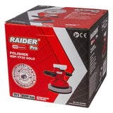 RAIDER R20 Masina de polisat Ø200mm Solo RDP - YP20 Este echipată cu un disc cu diametrul de 200 mm, care asigură o zonă largă de lucru și permite lustruirea rapidă și efic Raider - scule electrice si unelte profesionale - BricoMart