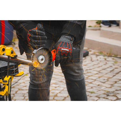 RAIDER R20 Polizor unghiular brushless 125mm Solo RDP - PBAG20 Motor brushless Blocarea discului Maner auxiliar ergonomic Corp alungit pentru control mai bun Raider - scule electrice si unelte profesionale - BricoMart