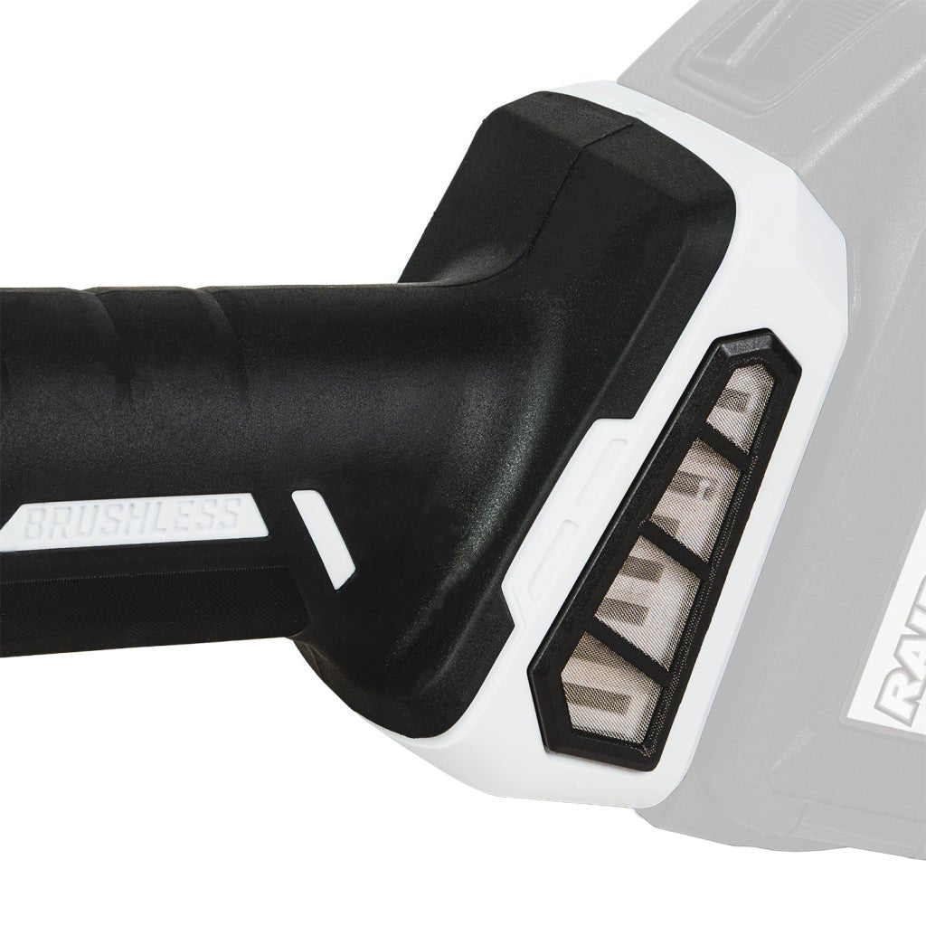 RAIDER R20 Polizor unghiular ø125mm viteza variabila Solo RDI - AGB81 Performanta maxima – motorul fara perii de 20V ofera eficienta ridicata, durată lunga de utilizare si functionare stabil Raider - scule electrice si unelte profesionale - BricoMart