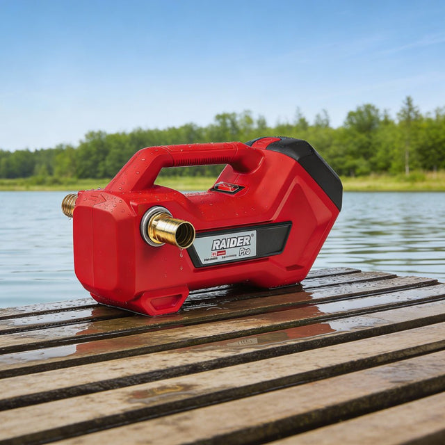 RAIDER R20 Pompa apa - motorina - ulei 48L/min 22m 34mm Solo RDP - JWP20 RDP - JWP20” Solo este compatibil cu o varietate de fluide, inclusiv apă, motorină și ulei, ceea ce îl face extrem de vers Raider - scule electrice si unelte profesionale - BricoMart