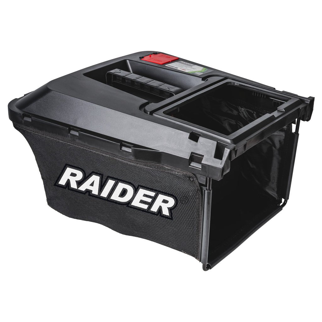 RAIDER R20 Sac pentru masina de tuns iarba 33cm RDP - BLM20 Este proiectat cu o capacitate suficientă pentru a colecta o cantitate semnificativă de iarbă tăiată, ceea ce reduce nev Raider - scule electrice si unelte profesionale - BricoMart
