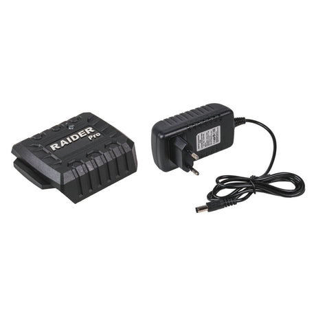 RAIDER R20 Set incarcator si acumulator 2Ah Protecție încorporată împotriva supraîncărcării și scurtcircuitului pentru o durată de viață mai lungă a bateriei și sig Raider - scule electrice si unelte profesionale - BricoMart