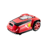 RAIDER Robot tuns gazon Brushless 180mm 20V 2Ah 400m2 RD - RLM44 Este echipat cu un motor fără perii, iar suprafața maximă de cosit recomandată este de până la 400 m² Are o carcasă robu Raider - scule electrice si unelte profesionale - BricoMart