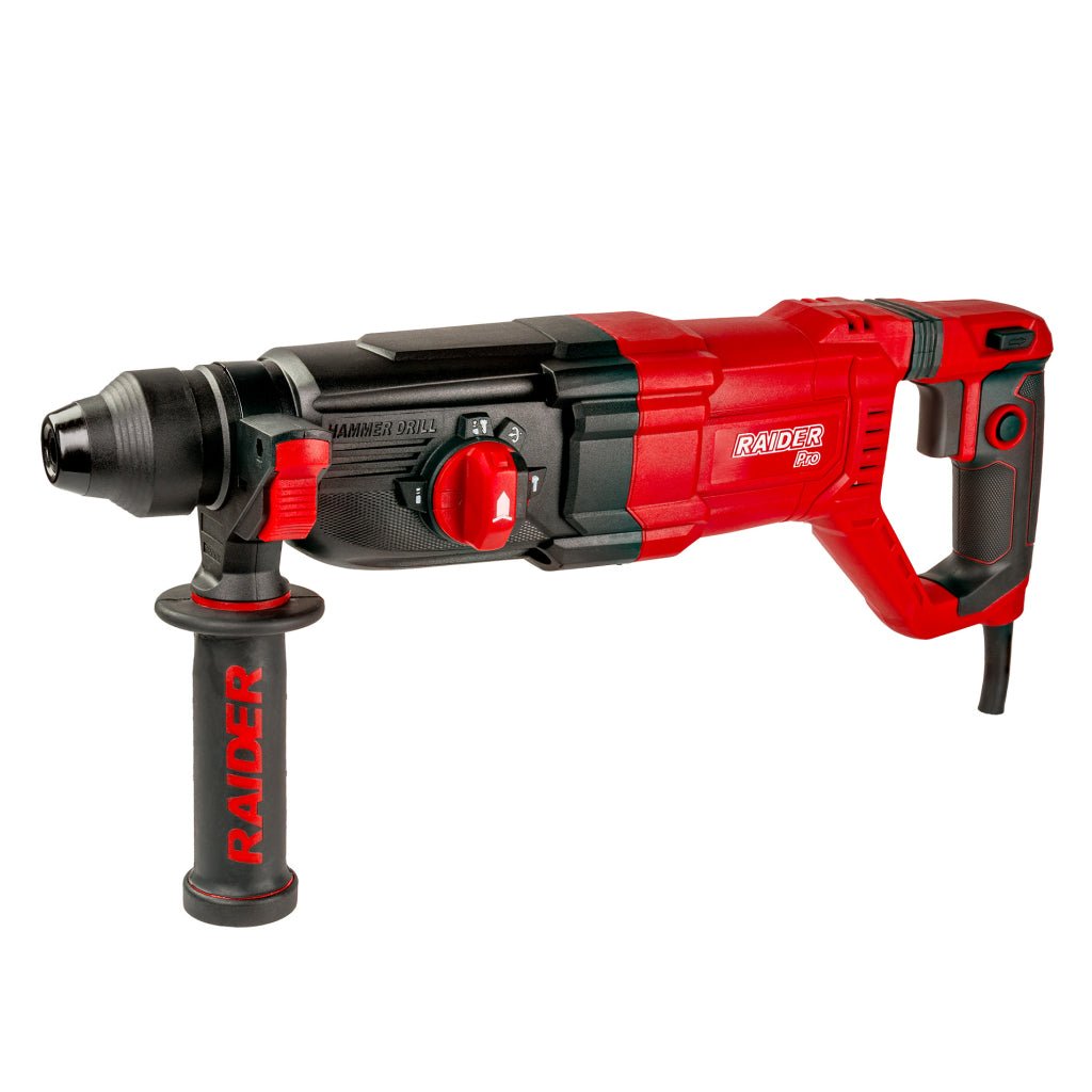 RAIDER Rotopercutor 1050W 3.4kg 30mm 3,4J 4 functii RDP - HD63 Raider - scule electrice si unelte profesionale - BricoMart