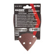 RAIDER Set 10 foi abrazive perforate Velcro 150х150x100 mm - Raider - scule electrice si unelte profesionale - BricoMart
