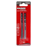 RAIDER Set 2 lame fierastrau pend. lemn 100mm 12TPI RD - LT101BM Oțelul călit de înaltă calitate asigură durabilitate și rezistență chiar și atunci când se taie materiale dure și exigen Raider - scule electrice si unelte profesionale - BricoMart