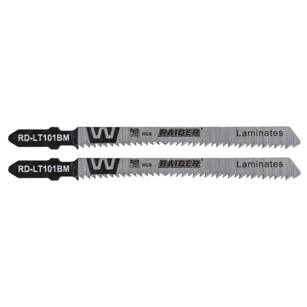 RAIDER Set 2 lame fierastrau pend. lemn 100mm 12TPI RD - LT101BM Oțelul călit de înaltă calitate asigură durabilitate și rezistență chiar și atunci când se taie materiale dure și exigen Raider - scule electrice si unelte profesionale - BricoMart