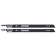 RAIDER Set 2 lame fierastrau pend. lemn 250mm 6TPI RD-WT1044DP Lungime lamă: 250 mm - ideală pentru tăieturi adânci în lemn solid și dens, oferind o mare productivitate și eficiență î Raider - scule electrice si unelte profesionale - BricoMart