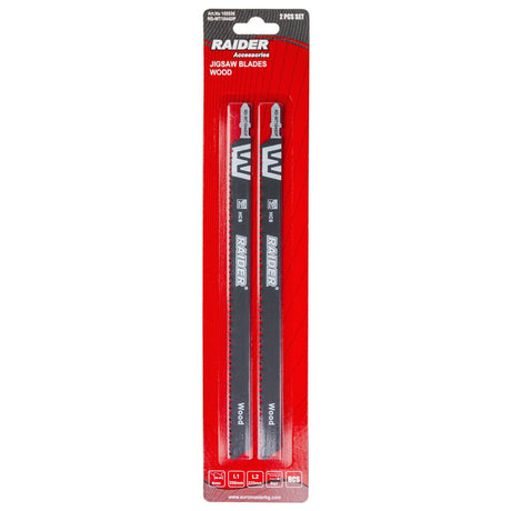 RAIDER Set 2 lame fierastrau pend. lemn 250mm 6TPI RD-WT1044DP Lungime lamă: 250 mm - ideală pentru tăieturi adânci în lemn solid și dens, oferind o mare productivitate și eficiență î Raider - scule electrice si unelte profesionale - BricoMart