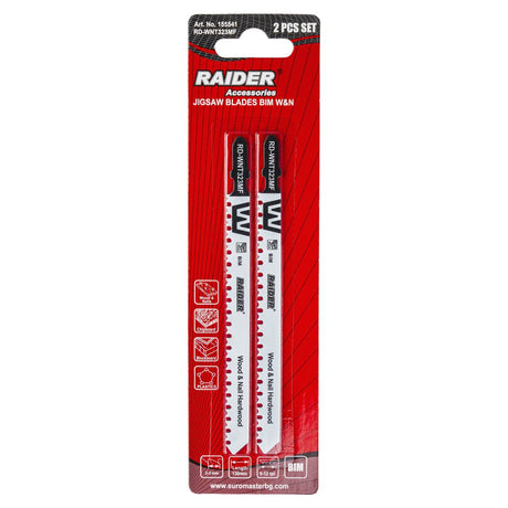 RAIDER Set 2 lame fierastrau pend.BIM W&N 130mm 8-12TPI RD-WNT323MF Cuțitul este fabricat din material bimetalic (BIM), care combină avantajele a două metale diferite – oțelul și aliajele Raider - scule electrice si unelte profesionale - BricoMart
