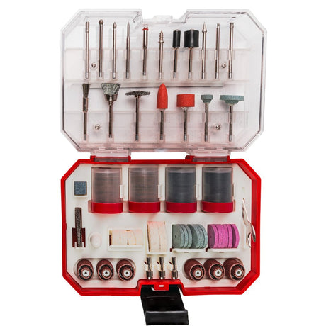 RAIDER Set 227 accesorii pentru mini polizor drept in cutie Raider - scule electrice si unelte profesionale - BricoMart