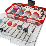 RAIDER Set 227 accesorii pentru mini polizor drept in cutie Raider - scule electrice si unelte profesionale - BricoMart