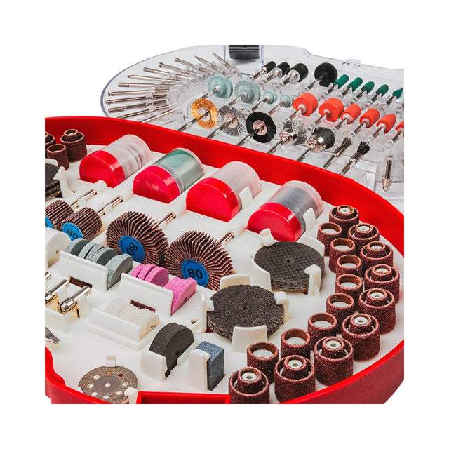 RAIDER Set 276 accesorii pentru mini polizor drept in cutie Setul de 227 de accesorii este completarea perfectă pentru orice unealtă rotativă, oferind o gamă largă de aplicații – d Raider - scule electrice si unelte profesionale - BricoMart