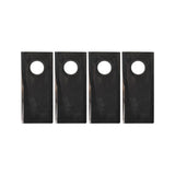 RAIDER Set 4 lame pentru disc motocositoare RD - DM01 Cuțitele sunt fabricate din oțel Marginile ascuțite ale lamelor asigură o tăiere curată și precisă Lamele sunt special c Raider - scule electrice si unelte profesionale - BricoMart