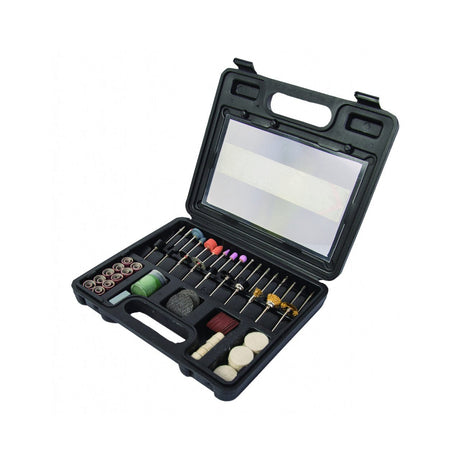 RAIDER Set accesorii ptr. minipolizor - 100buc. set Cutie compacta Accesorii necesare la gravare, polizare. lustruire Raider - scule electrice si unelte profesionale - BricoMart