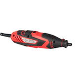 RAIDER Set mini polizor drept 135W viteza variabila 40 acc. RD - MG11 Butonul de blocare permite schimbarea rapidă și ușoară a vârfului Posibilitatea de reglare a rotațiilor în funcție de ma Raider - scule electrice si unelte profesionale - BricoMart