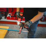 RAIDER Sistem cu banda smirghel pentru polizor unghiular Transformare instant din polizor unghiular in masina de slefuit cu banda, oferind flexibilitate mai mare in procesul de Raider - scule electrice si unelte profesionale - BricoMart